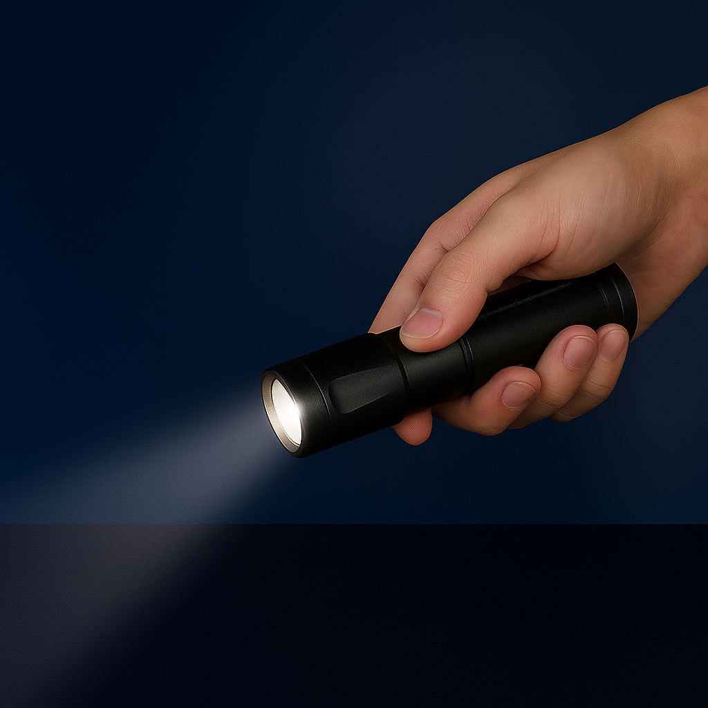 LuminoX – Lampe torche à zoom télescopique