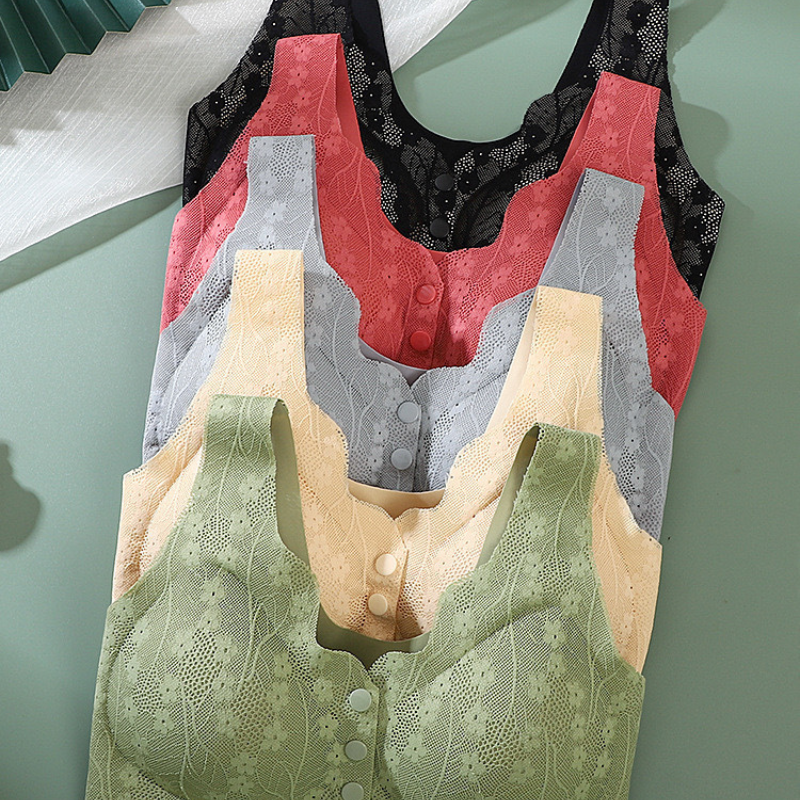 Soutien-gorge sans couture avec fermeture sur le devant pour femme