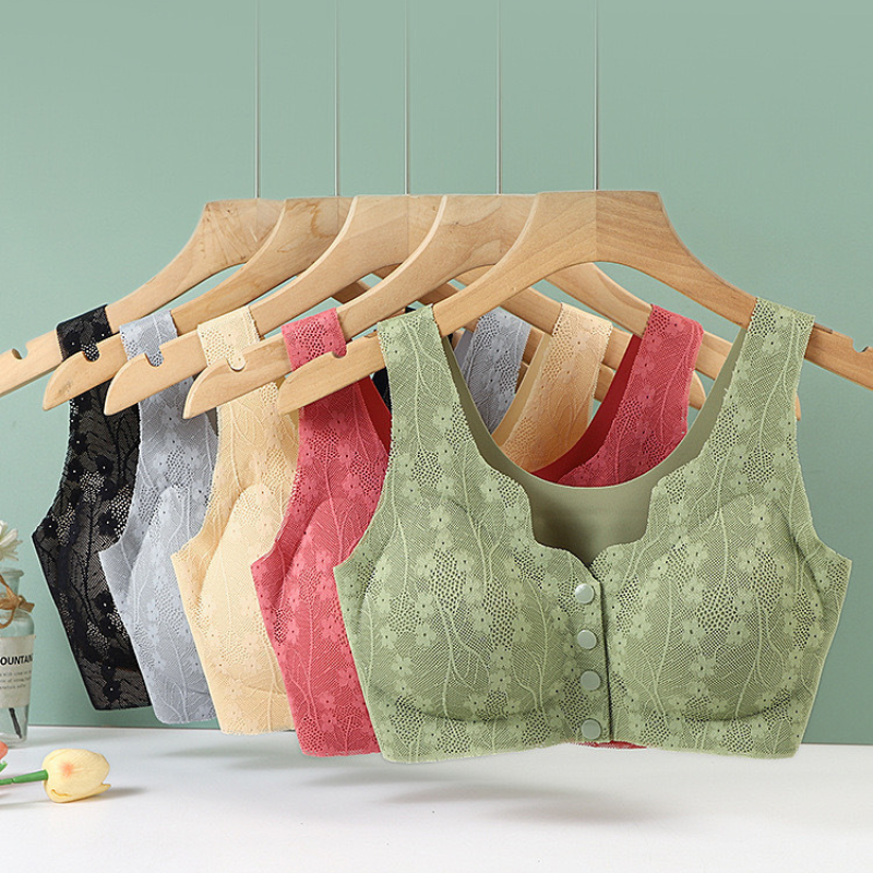 Soutien-gorge sans couture avec fermeture sur le devant pour femme