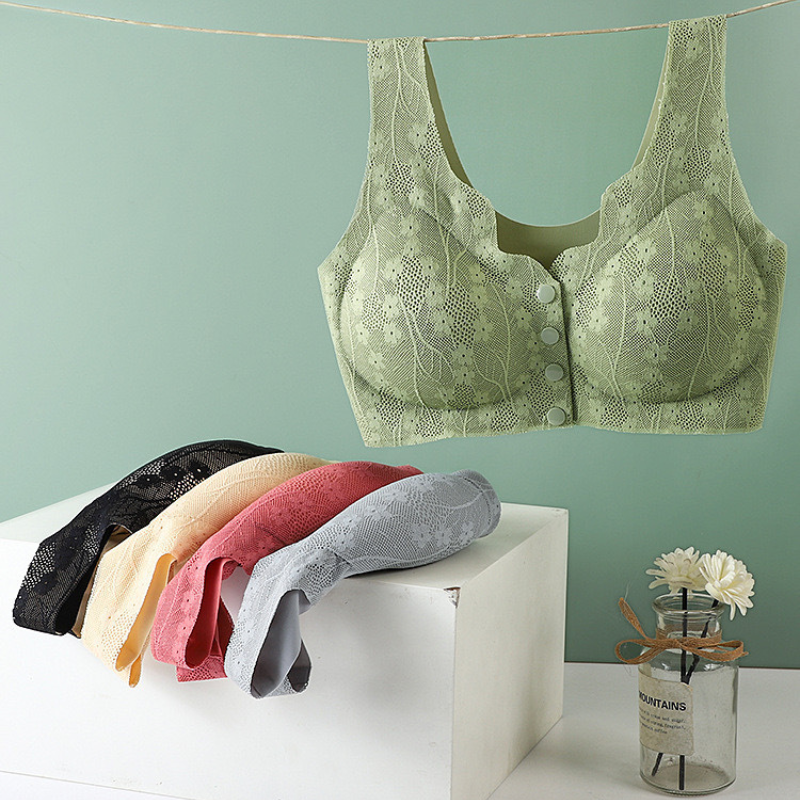 Soutien-gorge sans couture avec fermeture sur le devant pour femme