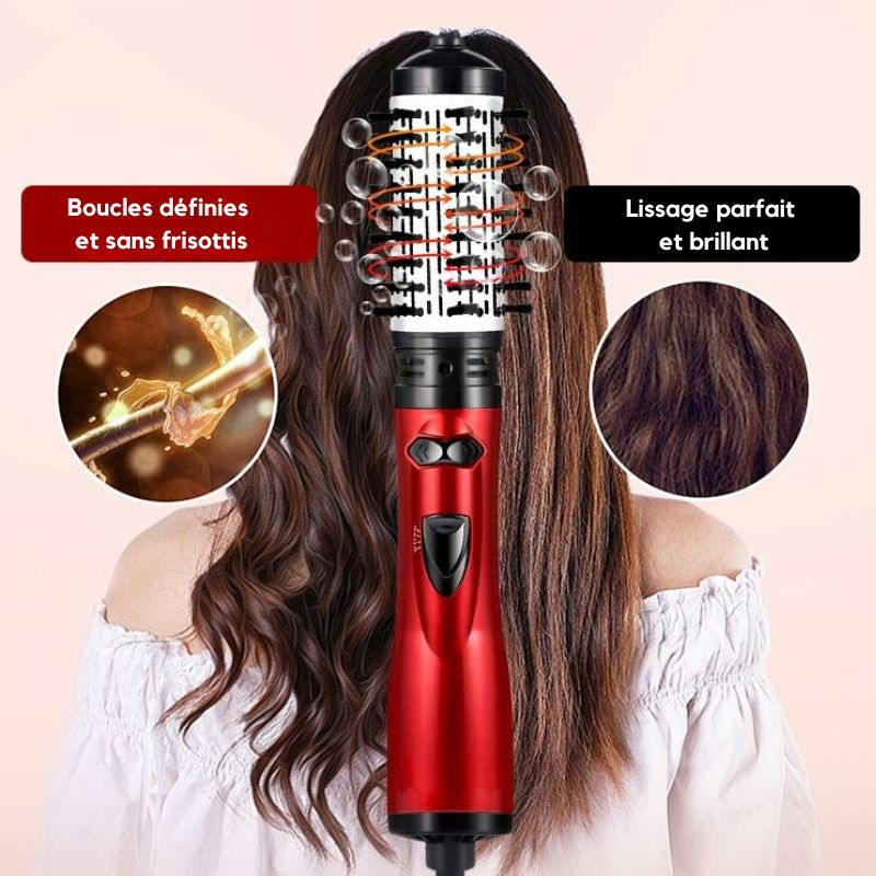 Lisseur Brosse 3 en 1 avec Rotation 360°