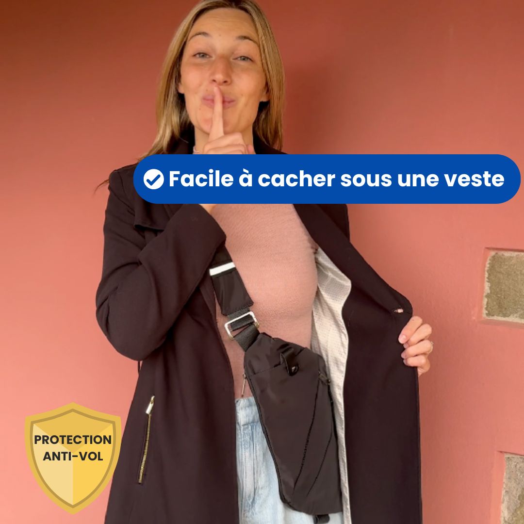 Sac bandoulière anti-vol