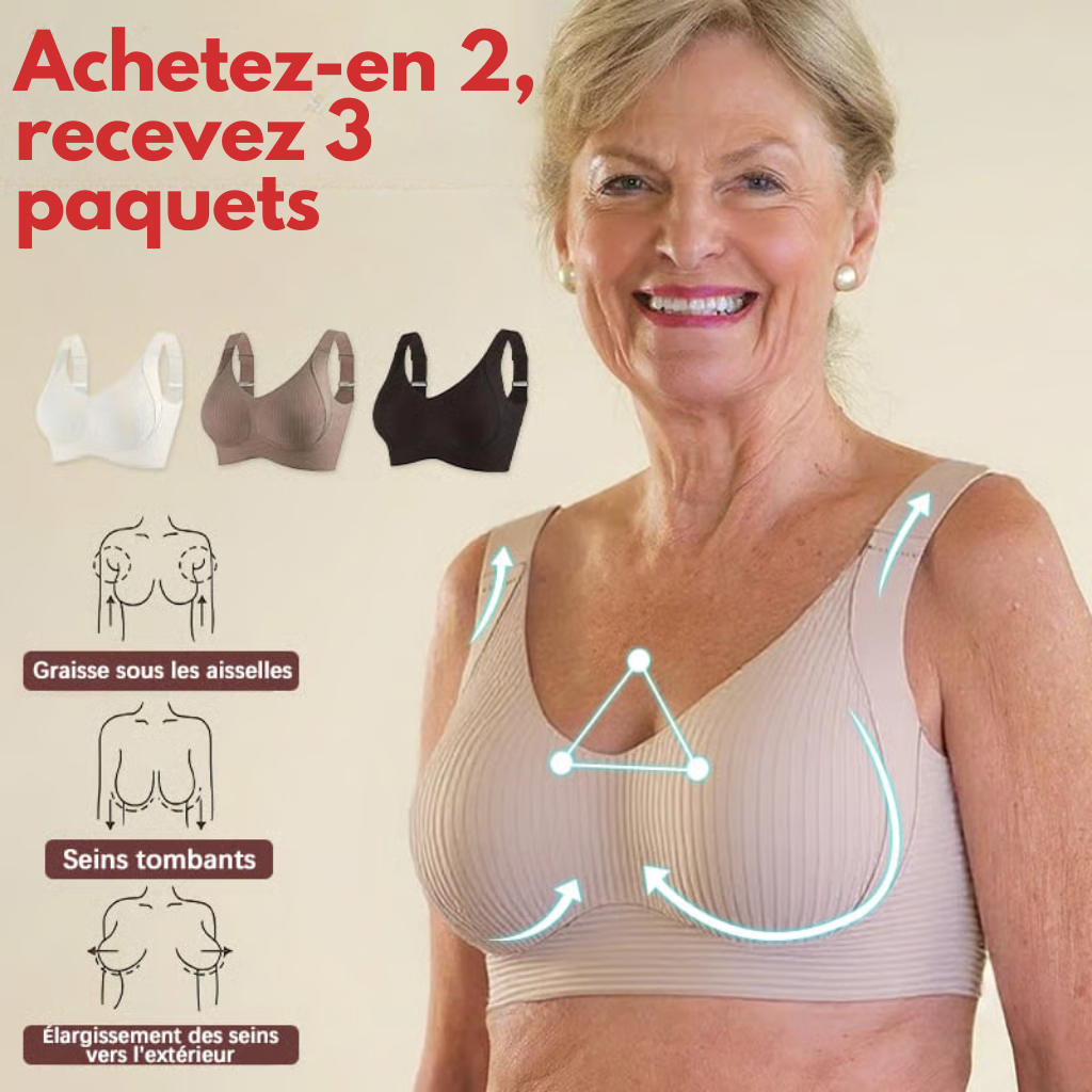 BelleAllure™ – Soutien-gorge sans armatures, confort & maintien tout-jour