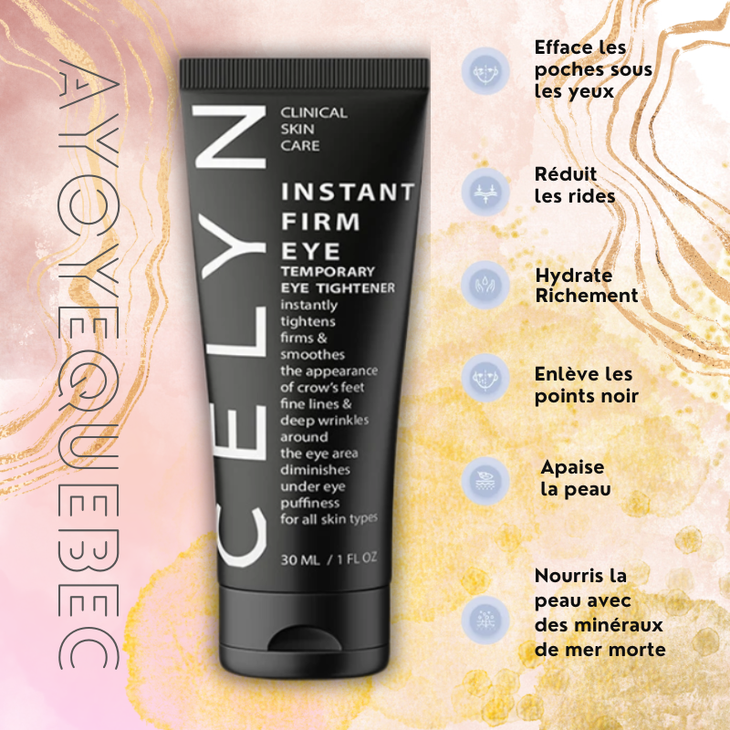 Crème Anti-Cernes et Rides instantanée : Regard Éclatant en Quelques Secondes