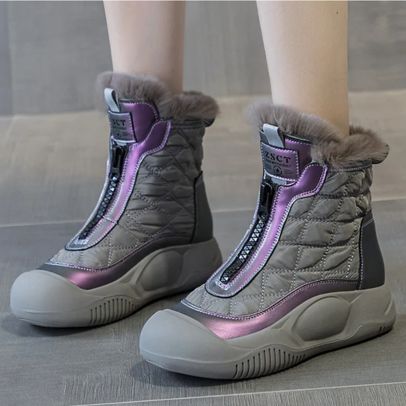 Bottes d'hiver imperméables et confortables pour femmes