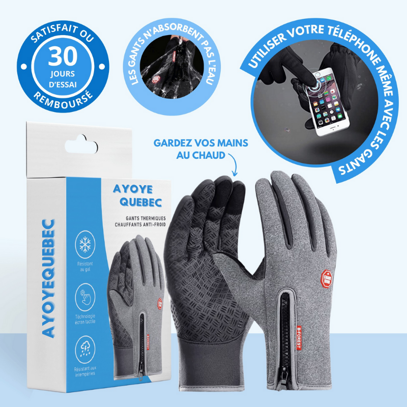 Gants thermiques chauffants anti-froid