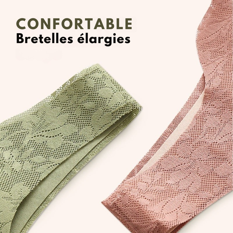 Soutien-gorge sans couture avec fermeture sur le devant pour femme