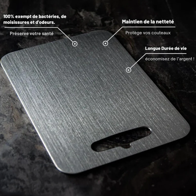 MIR0TECH™ – Planche à découper en titane