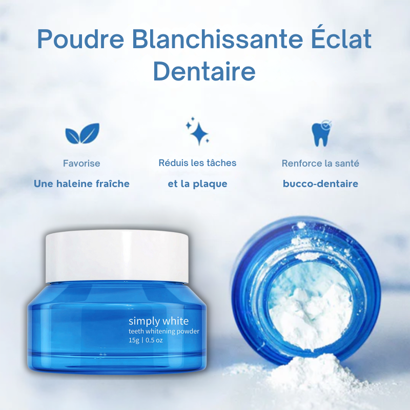 Poudre Blanchissante Éclat Dentaire