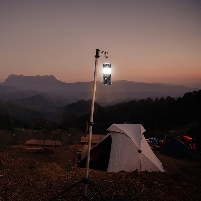 🔦 Lanterne de camping LED 3-en-1 avec ventilateur