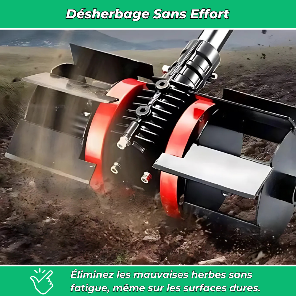 G700PRO™ – Roue de désherbage multifonctions pour débroussailleuse