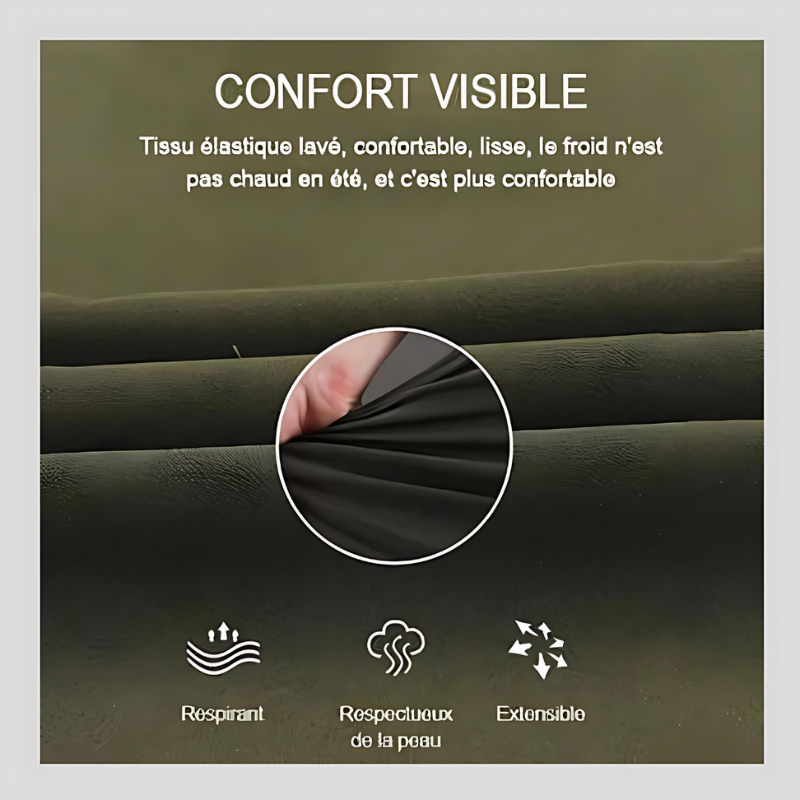 Pantalon Décontracté Taille Haute