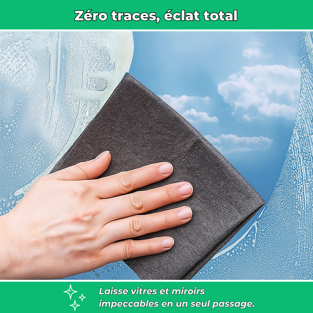 MagicClean™ – Chiffons microfibre vitres & surfaces