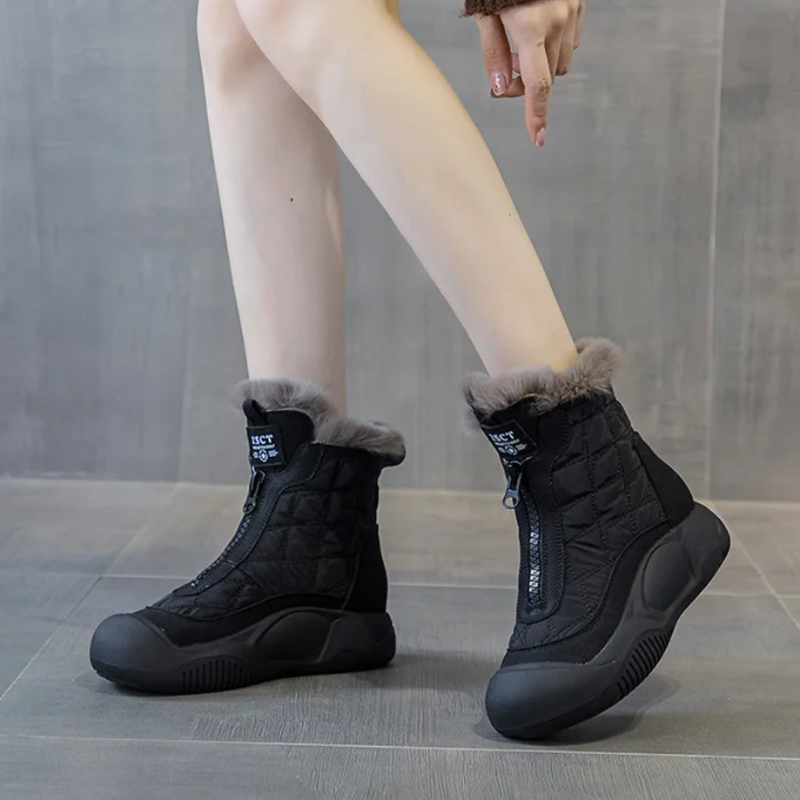 Bottes d'hiver imperméables et confortables pour femmes