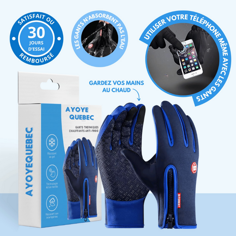 Gants thermiques chauffants anti-froid