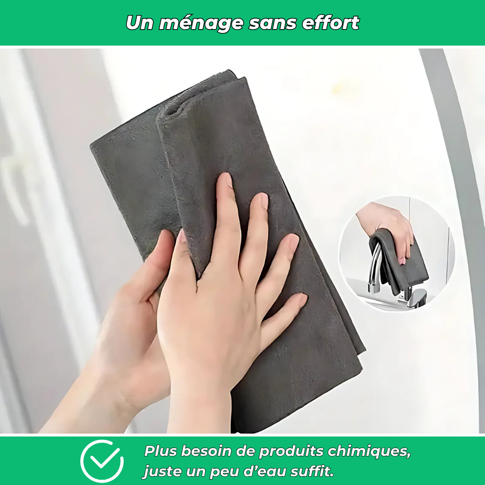 MagicClean™ – Chiffons microfibre vitres & surfaces