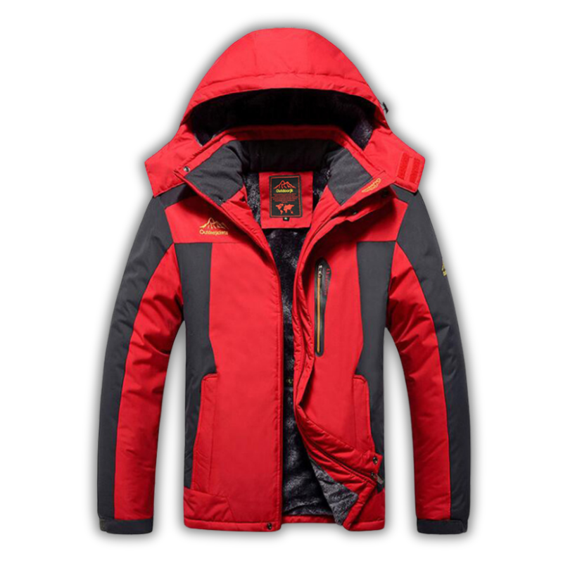 Veste imperméable à doublure polaire – coupe-vent - capuche ajustable