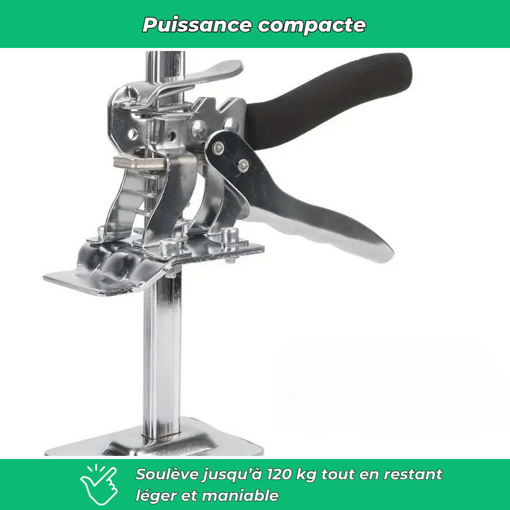 Cric manuel multifonction pour pose & levage facile