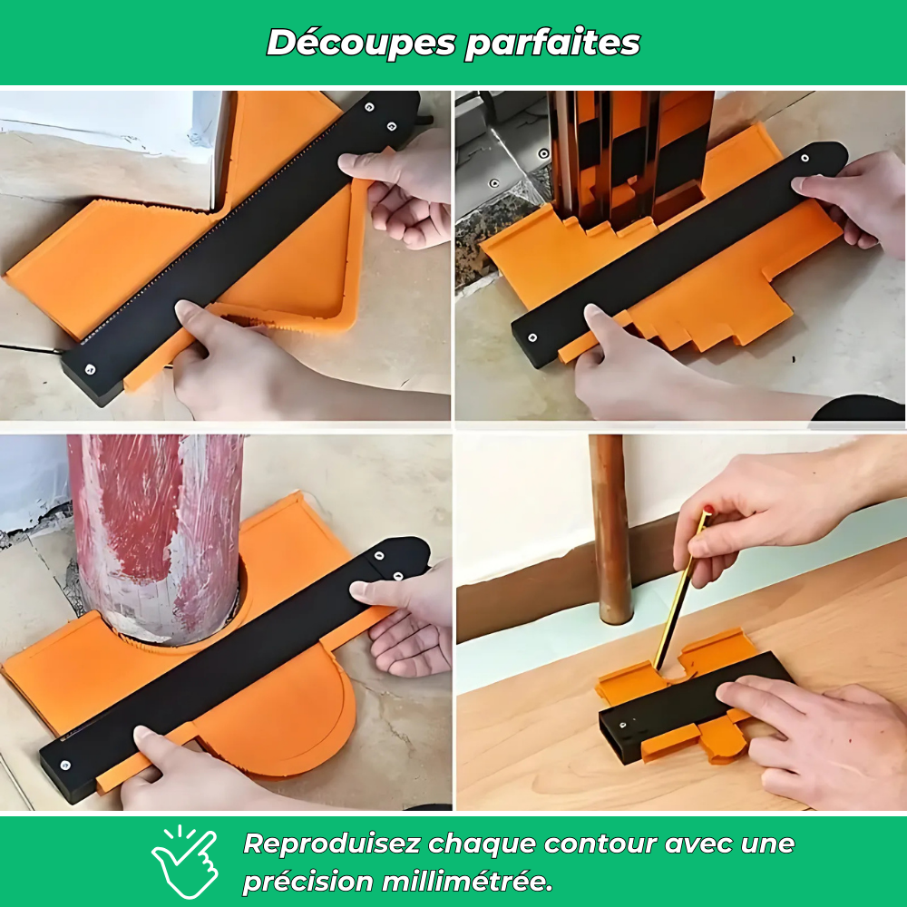 Jauge de contour 10 po avec verrouillage