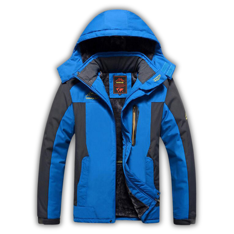 Veste imperméable à doublure polaire – coupe-vent - capuche ajustable