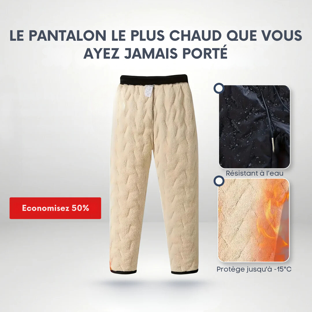 Pantalon Polaire Thermique et Imperméable UNISEXE