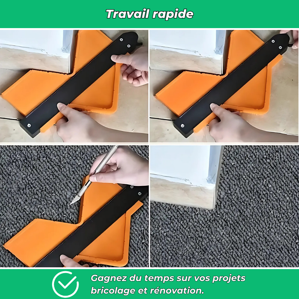 Jauge de contour 10 po avec verrouillage