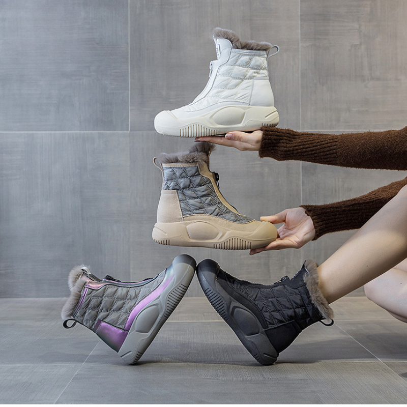Bottes d'hiver imperméables et confortables pour femmes