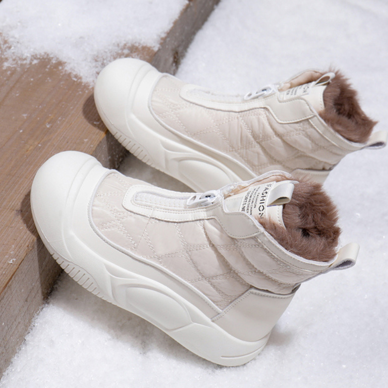 Bottes d'hiver imperméables et confortables pour femmes