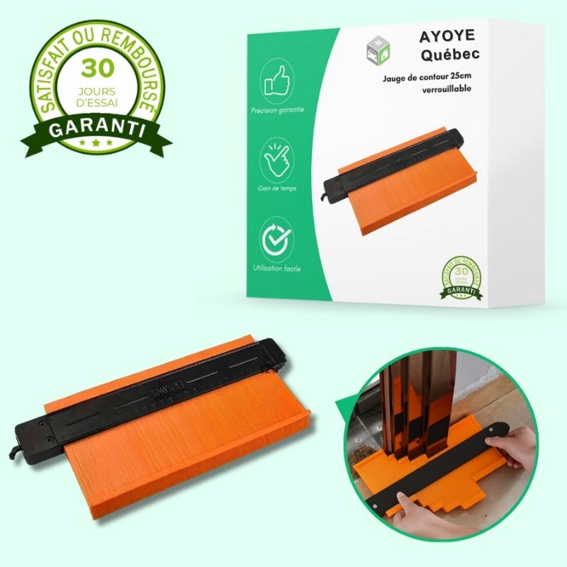 Jauge de contour 10 po avec verrouillage
