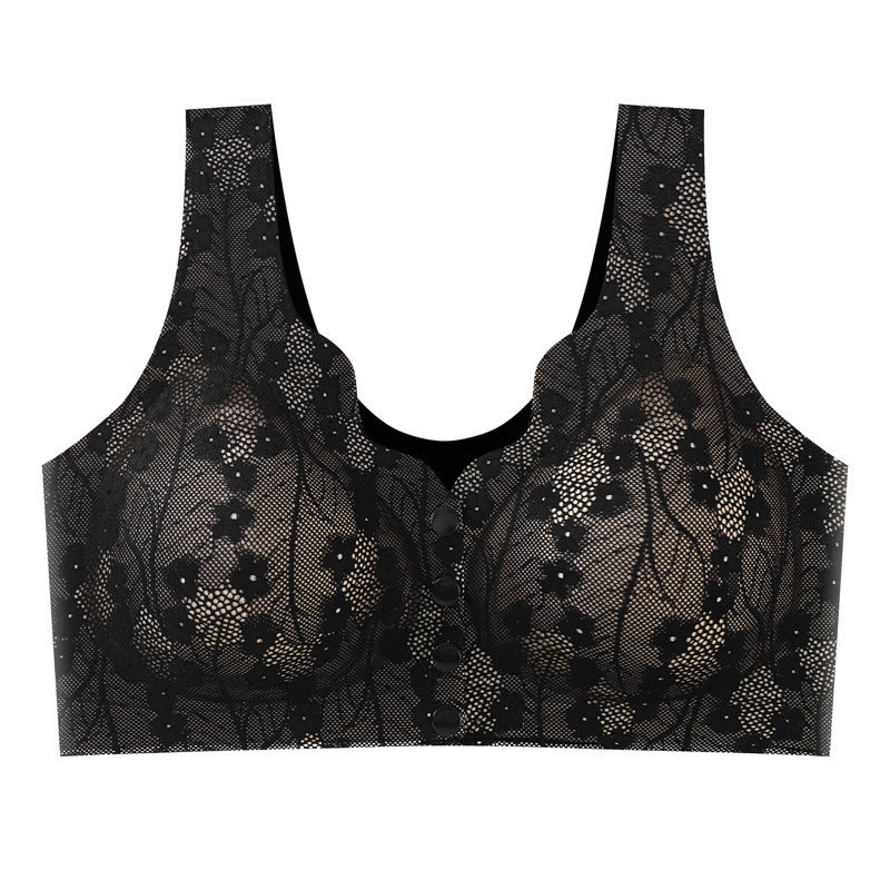 Soutien-gorge sans couture avec fermeture sur le devant pour femme