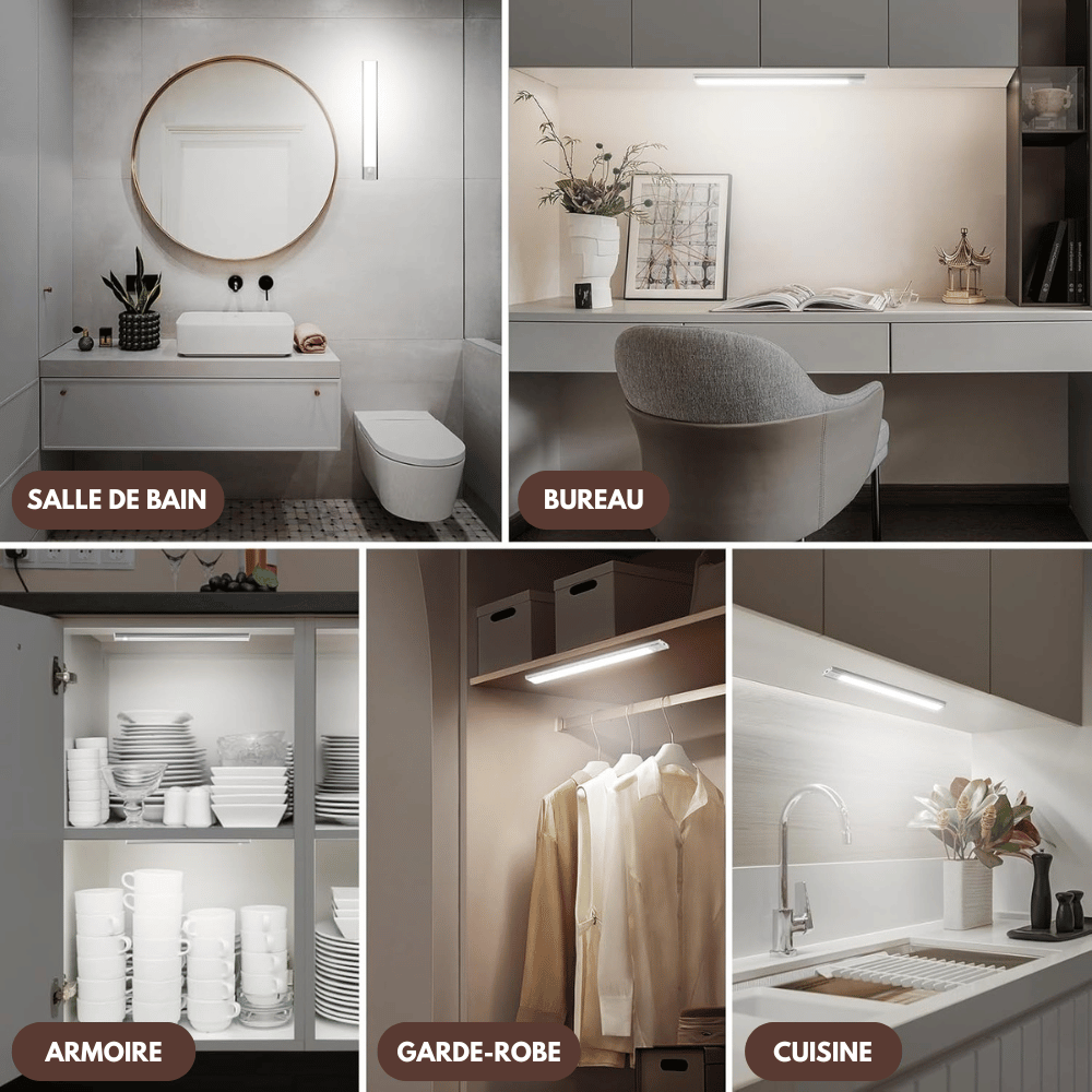 Réglette LED intelligente LumaBar™ à détecteur de mouvement