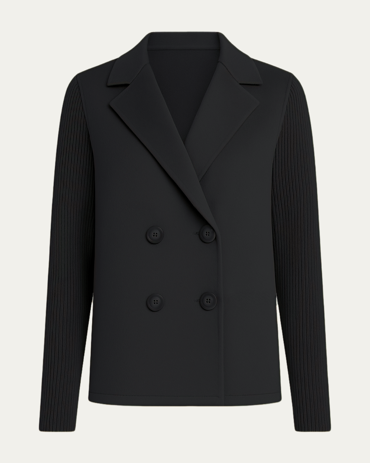 Mitou™ – Blazer élégant à manches tricotées