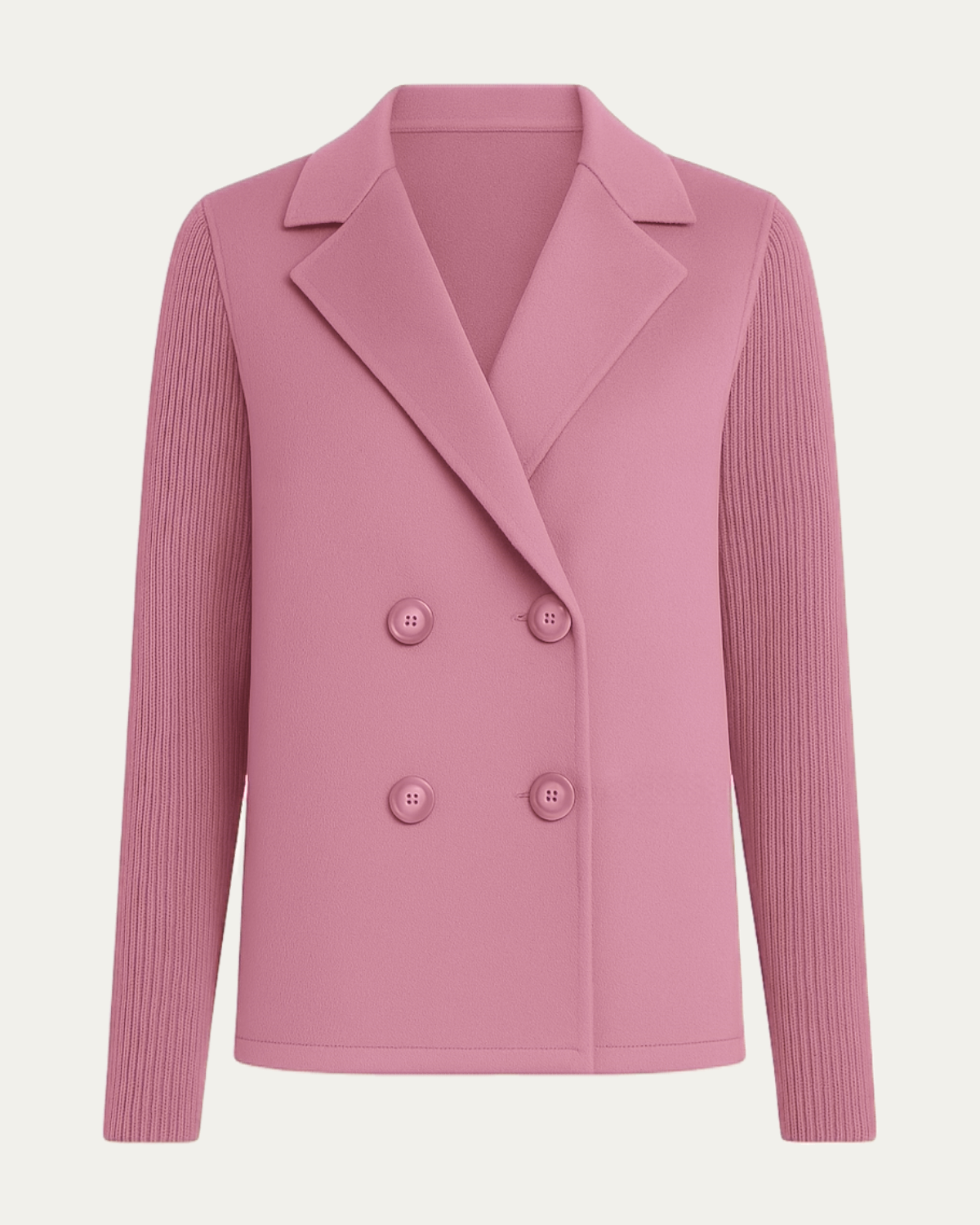 Mitou™ – Blazer élégant à manches tricotées