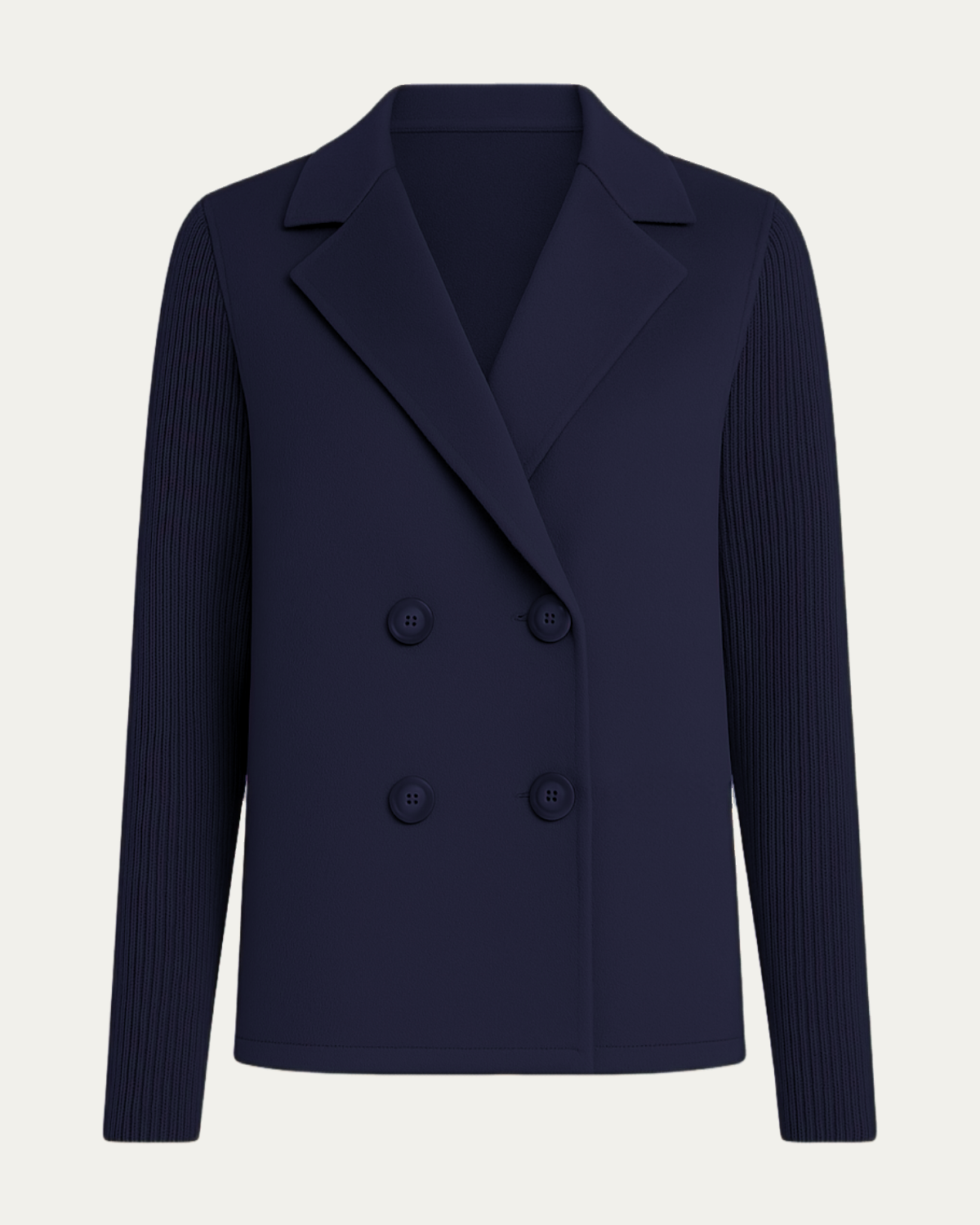 Mitou™ – Blazer élégant à manches tricotées