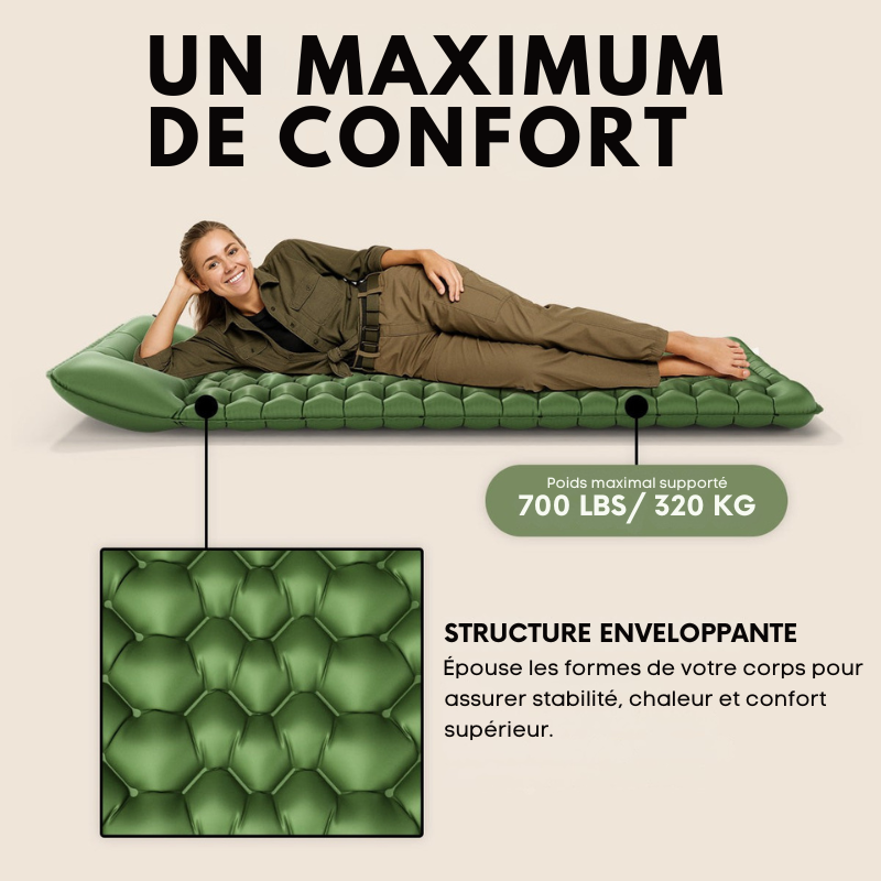 Matelas Gonflable – Confort Nomade Réinventé