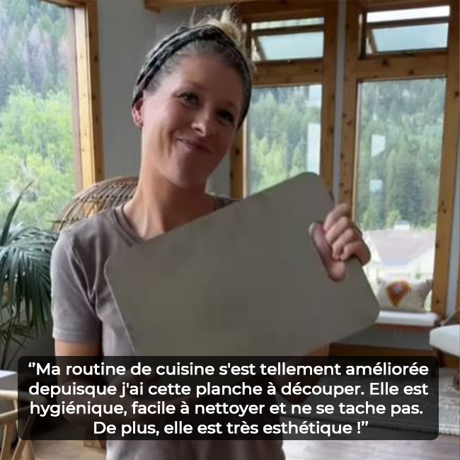 MIR0TECH™ – Planche à découper en titane