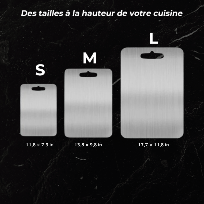 MIR0TECH™ – Planche à découper en titane