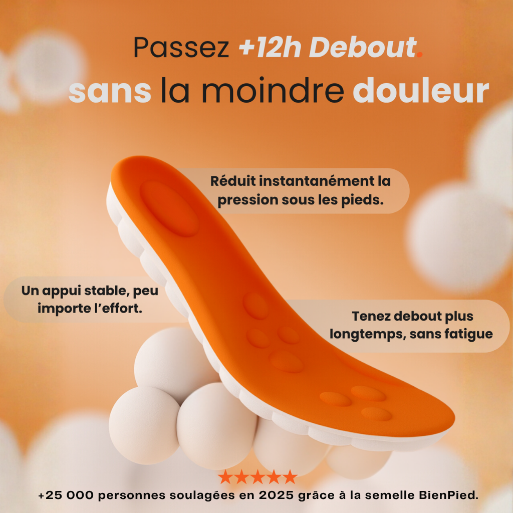 Bienpied™ – Les semelles massantes qui redonnent vie à vos pas