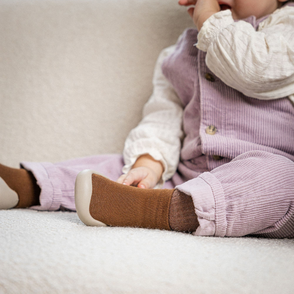 PremiPas™ – Chaussons-sneakers bébé antidérapants