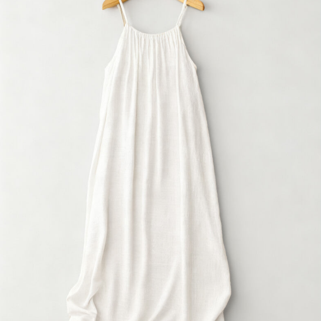 ALIZÉA™ – Robe Longue Décontractée à Bretelles & Dos Nu