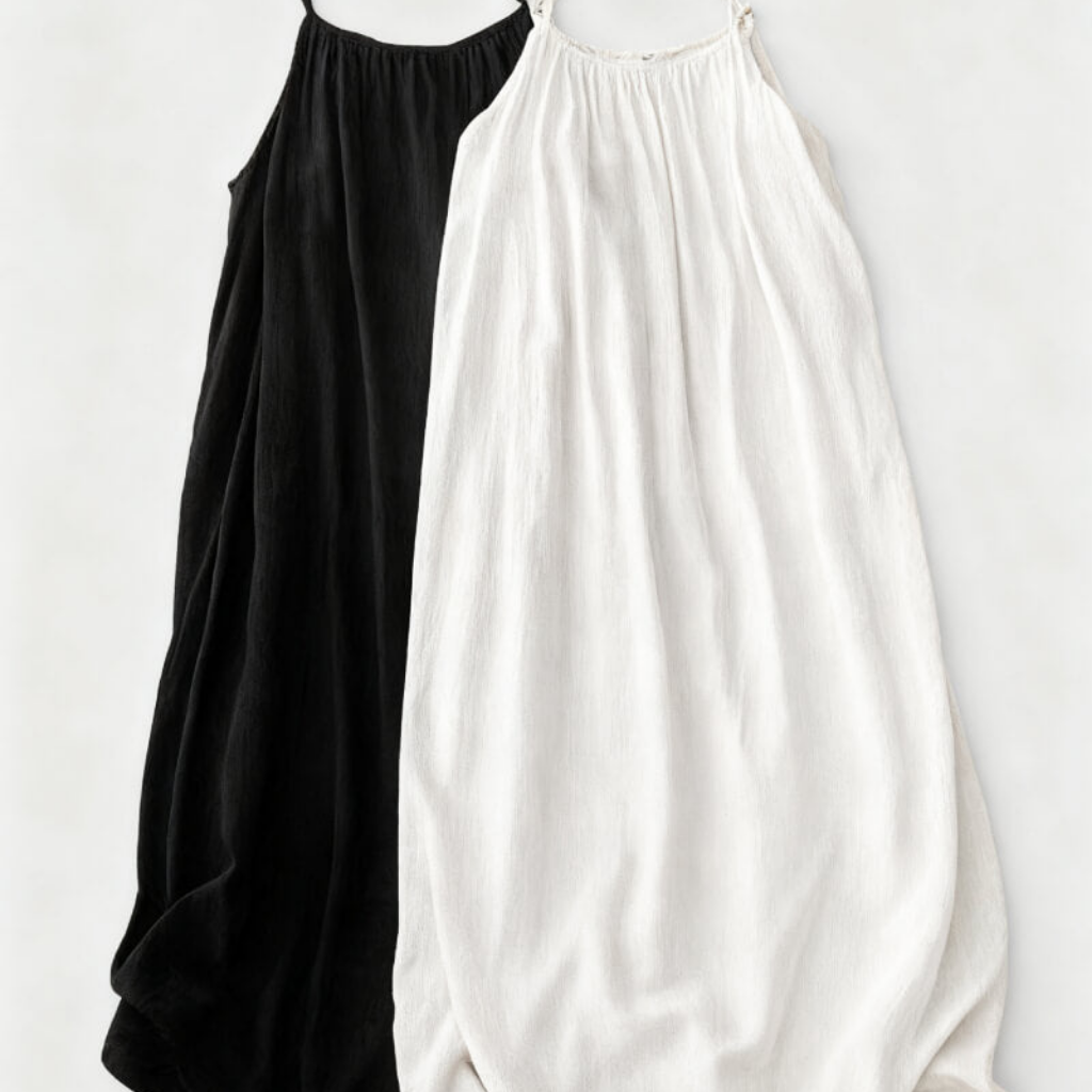 ALIZÉA™ – Robe Longue Décontractée à Bretelles & Dos Nu