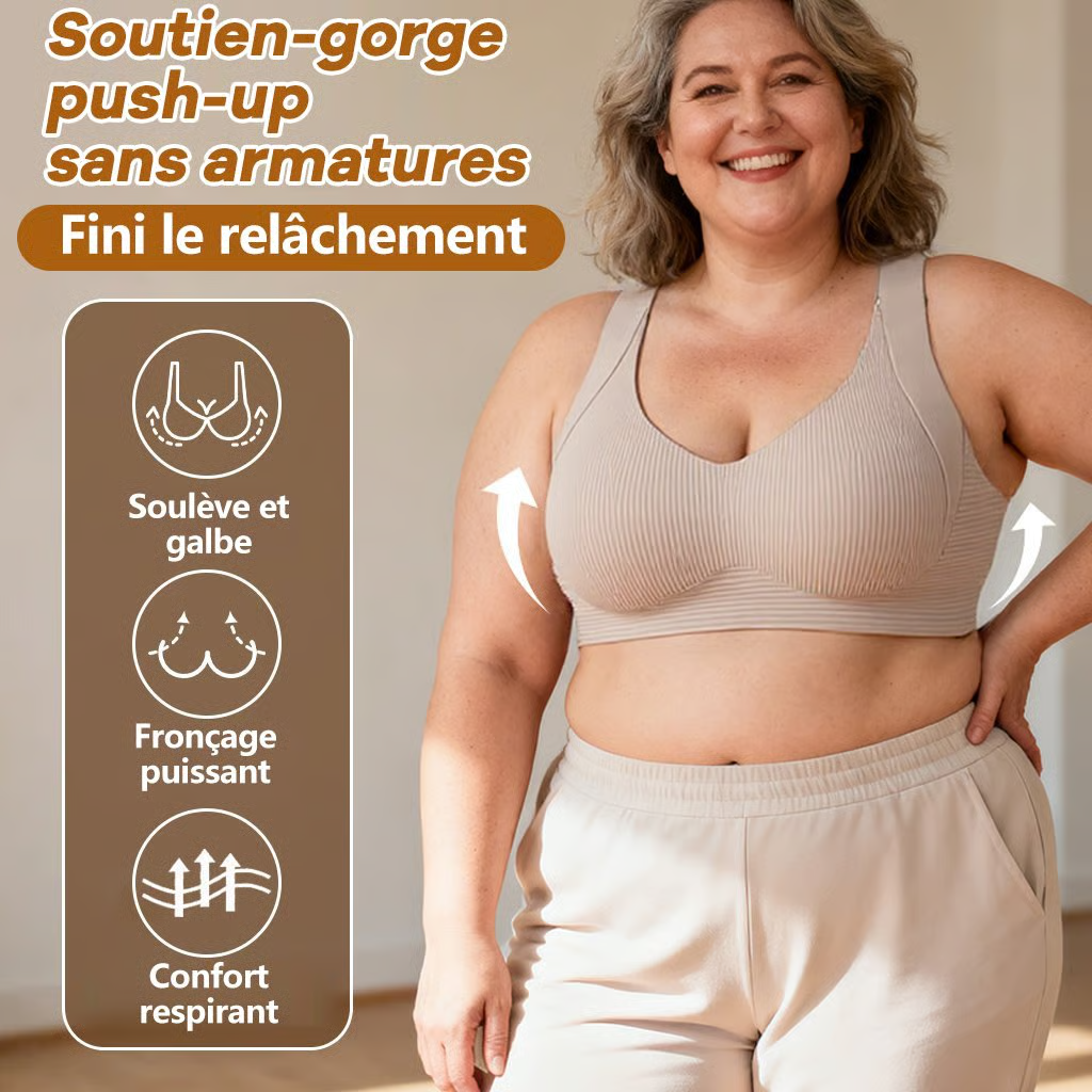 BelleAllure™ – Soutien-gorge sans armatures, confort & maintien tout-jour