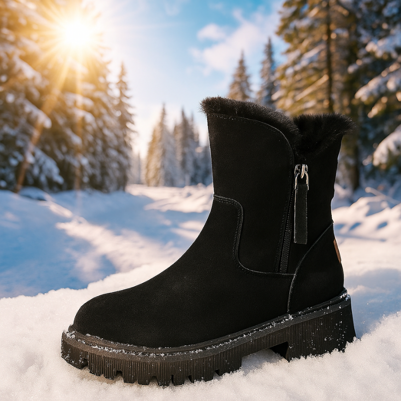 NordÉlégance™ – Bottes d’hiver fourrées et imperméables pour femme