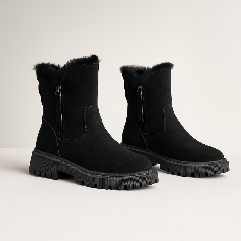 NordÉlégance™ – Bottes d’hiver fourrées et imperméables pour femme