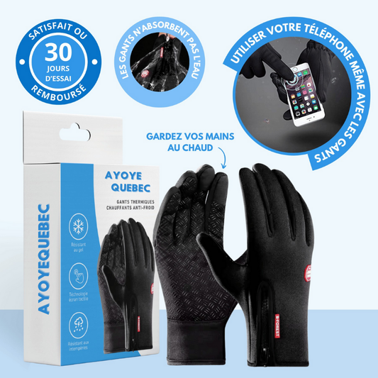 Gants thermiques chauffants anti-froid