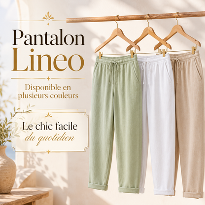 LINÉO™ – Pantalon en Lin Léger & Respirant
