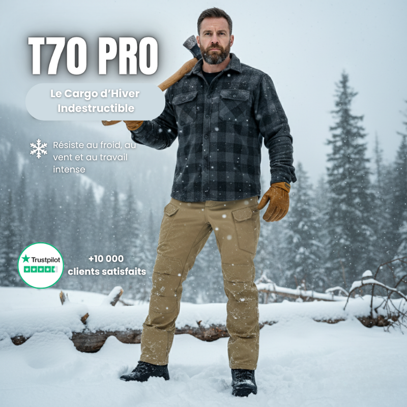 T70 PRO | Le pantalon cargo d'hiver indestructible