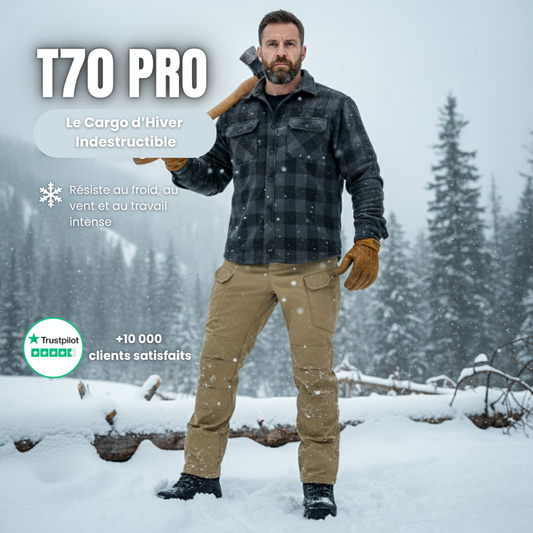 T70 PRO | Le pantalon cargo d'hiver indestructible