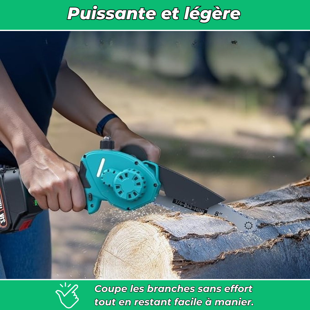 V30PRO™ – Tronçonneuse électrique sans fil - 2ème batterie offerte