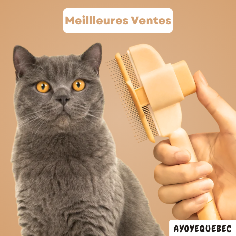 Brosse Activpet Anti-poils Morts Pour Chat Et Chien – Élimine Jusqu’à 95% Des Poils, Douce Et Efficace